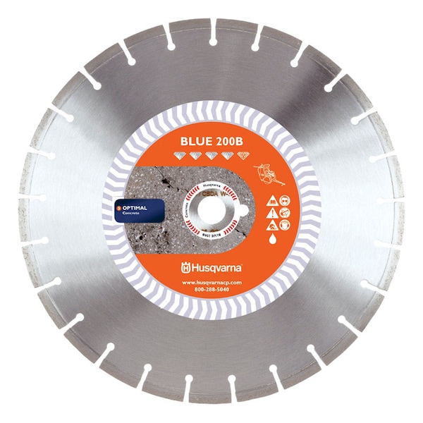 Husqvarna Husqvarna 18 in. D X 1 in. Blue 200B Diamond Diamond Saw Blade 542751036 - main